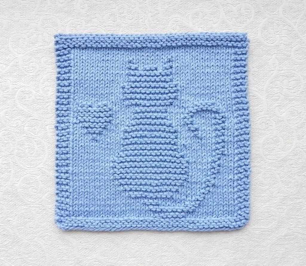 Cotton dish cloth knitting pattern