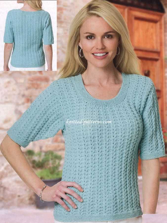 Cotton knit top pattern