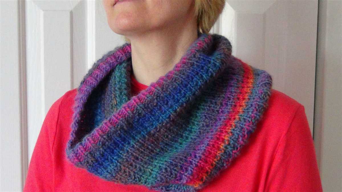 Cowl neck scarves free knitting pattern