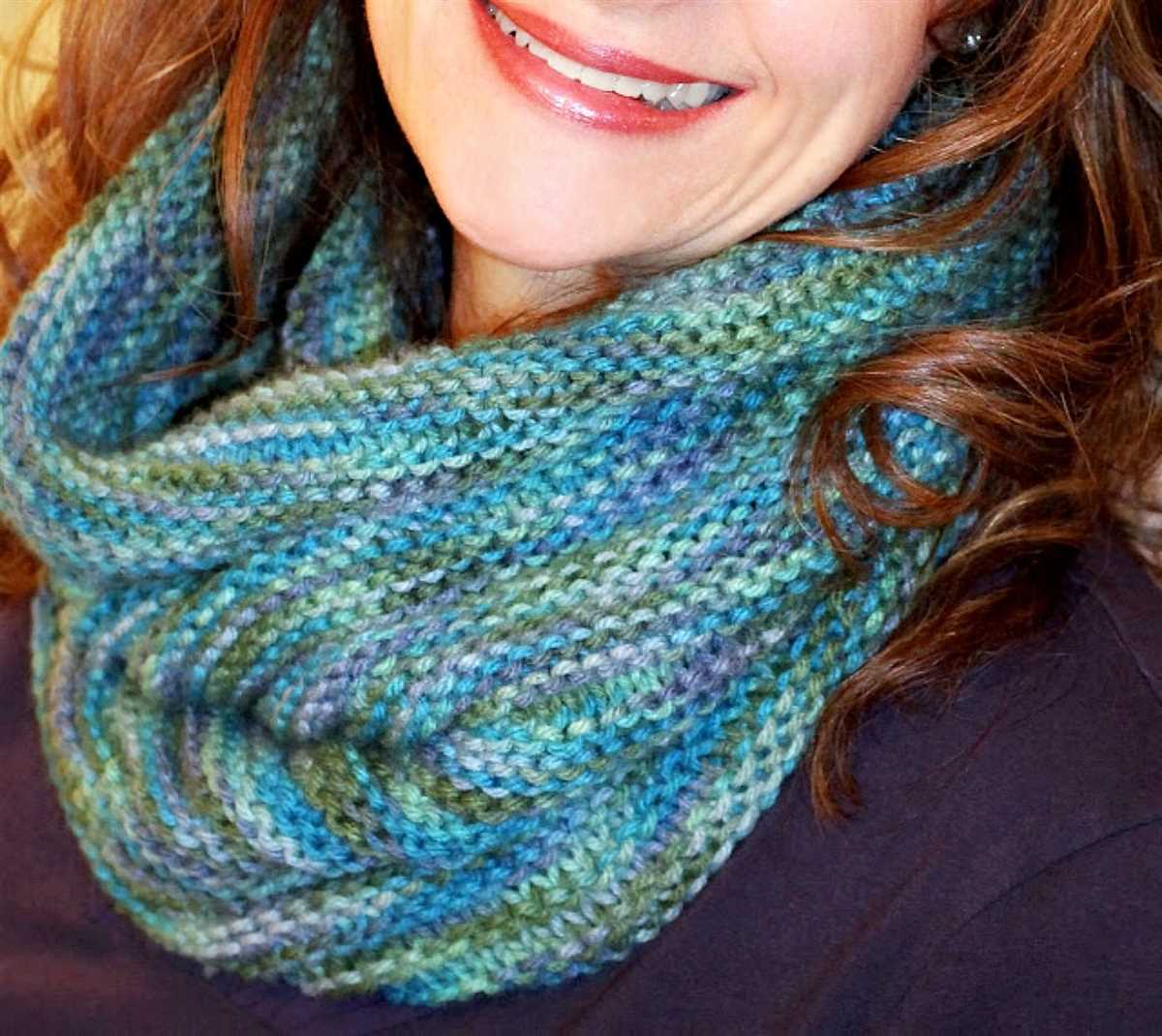 Cowl scarf knit pattern