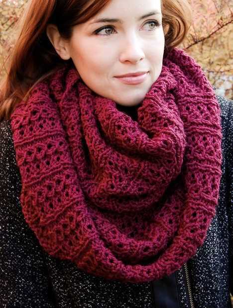Cowl neck scarves free knitting pattern