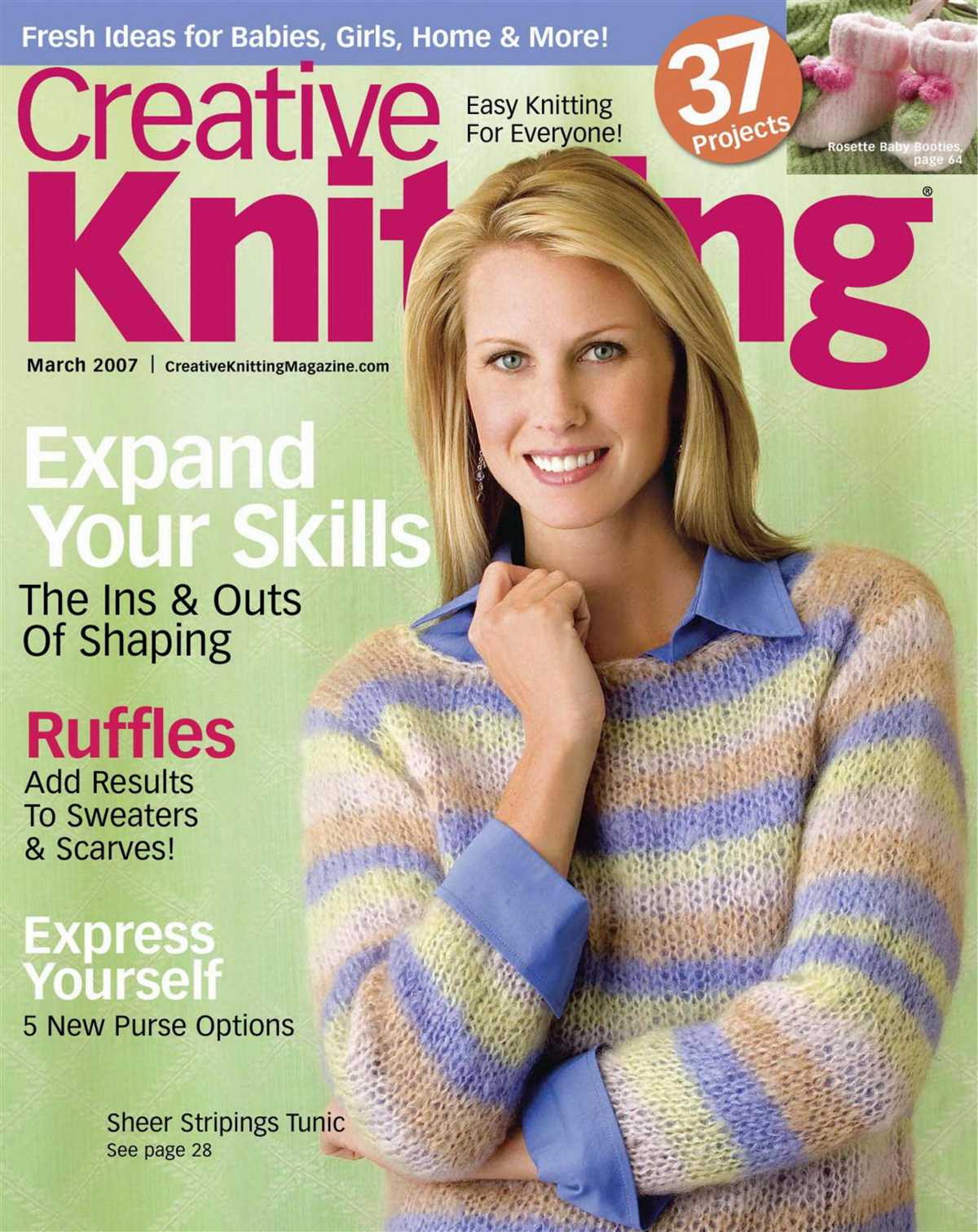 Creative knitting magazine free patterns