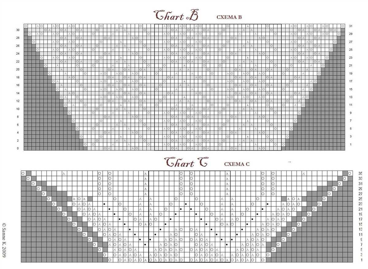 Crossover shawl knitting pattern