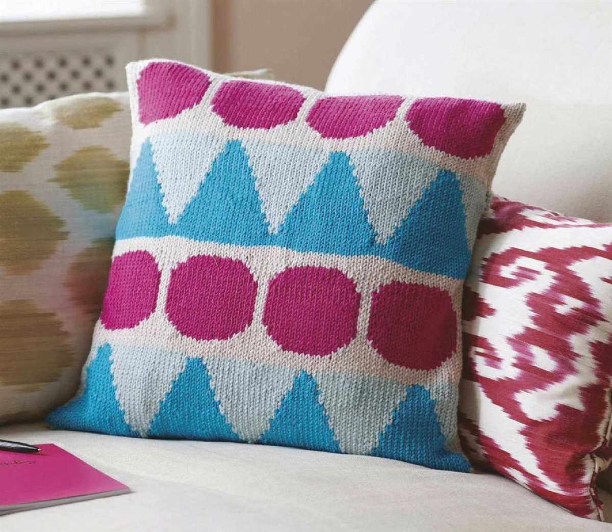 Cushion cover knitting patterns uk