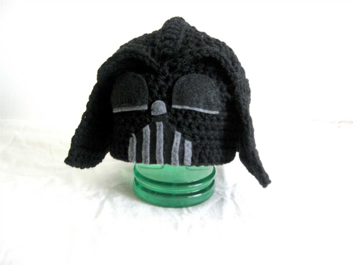 Darth vader knit hat pattern