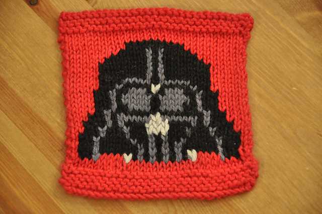Darth vader knit hat pattern