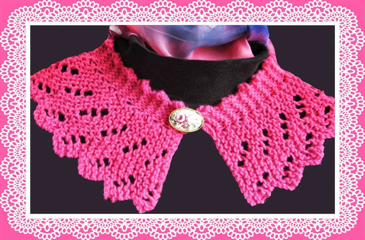 Diamond lace scarf knitting pattern
