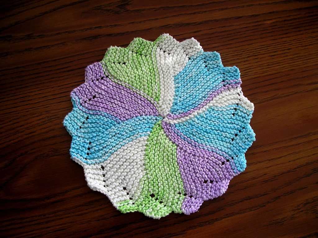Dish cloth patterns knit