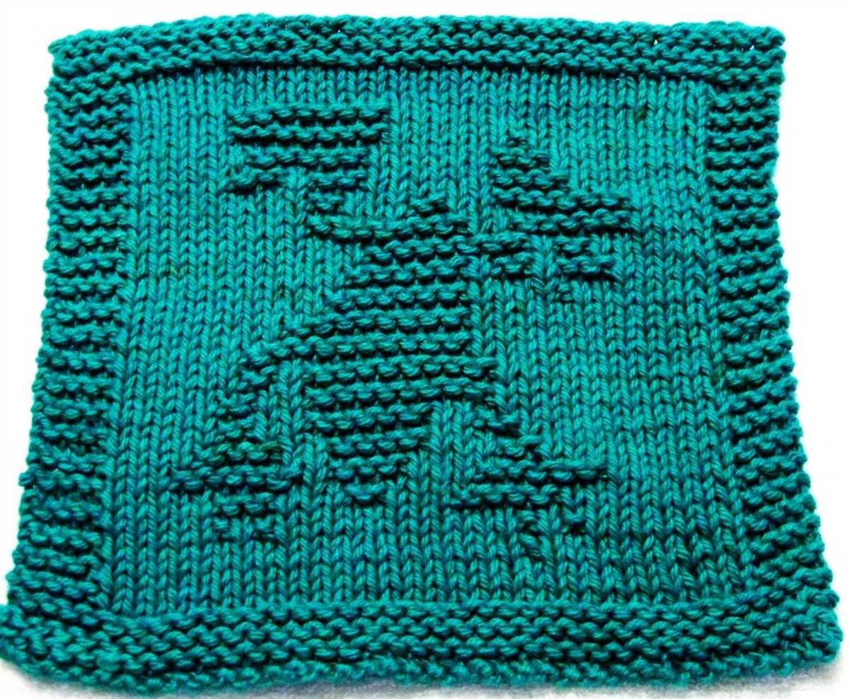 Dish cloth patterns knit