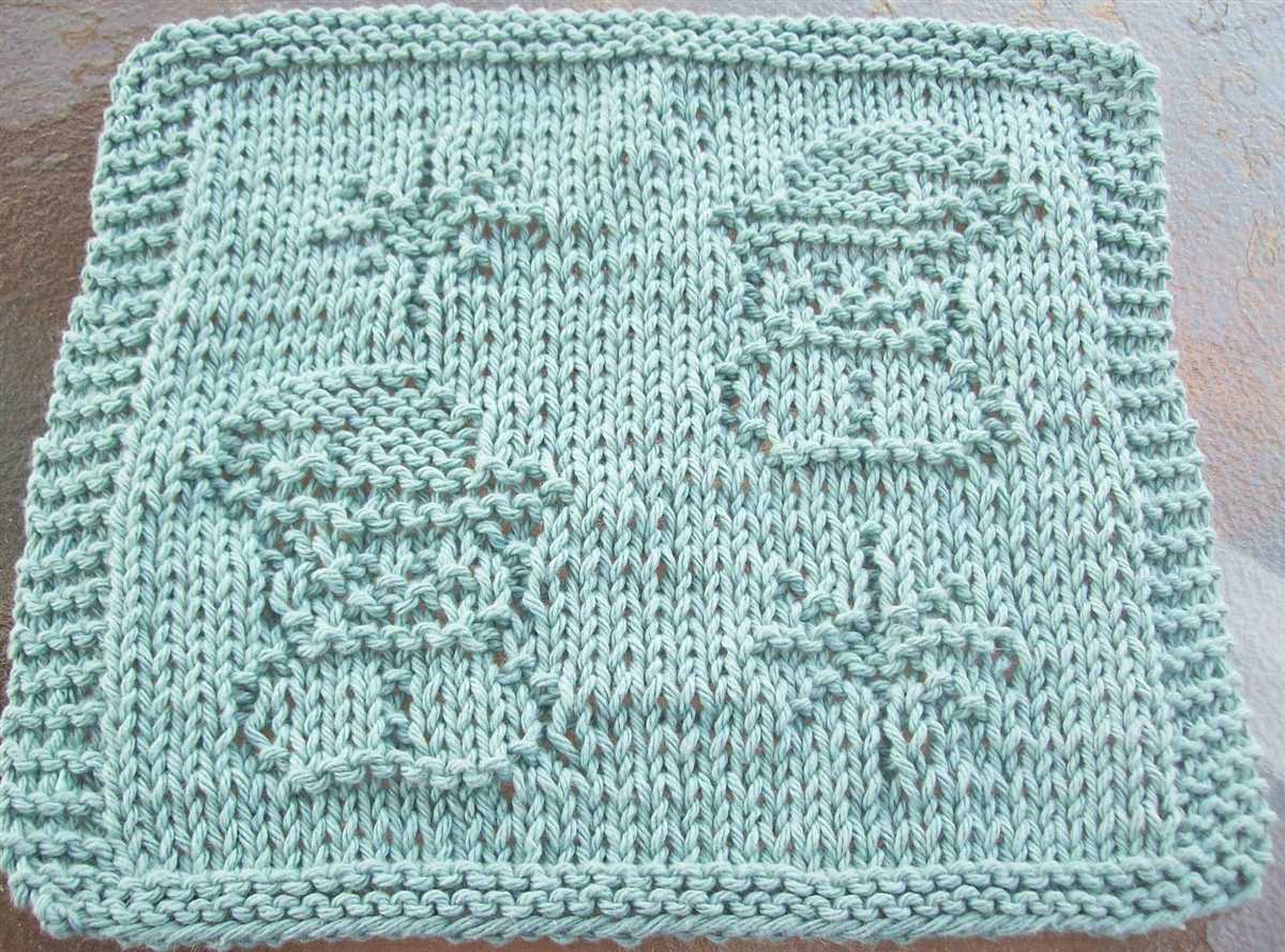 Dishcloth knitting patterns