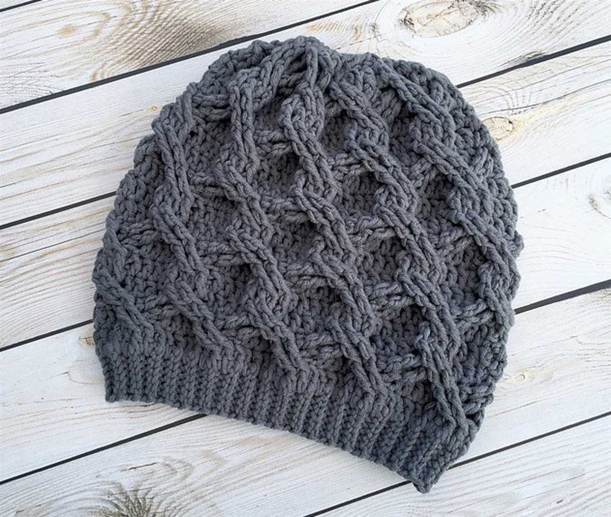 Dk knitted hat pattern