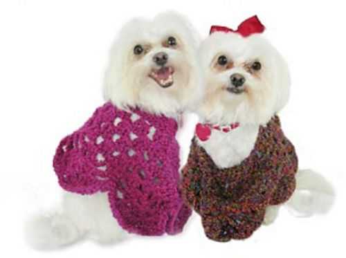 Dog poncho knitting pattern