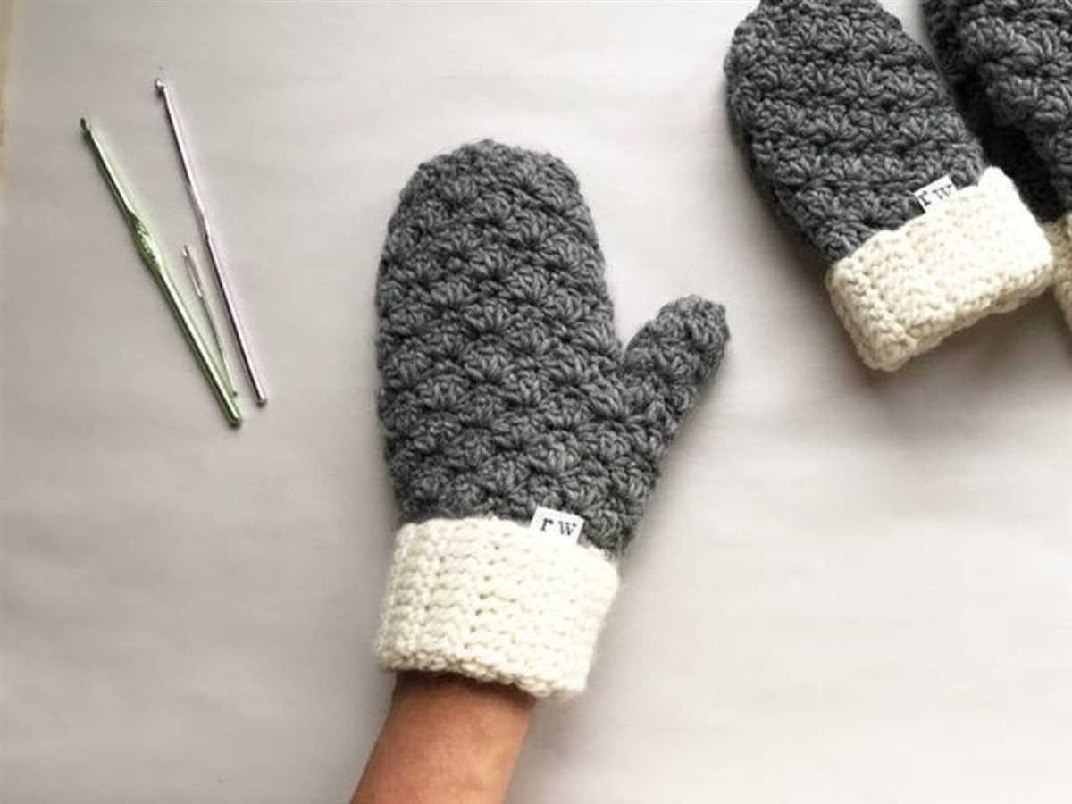 Double knit oven mitts pattern