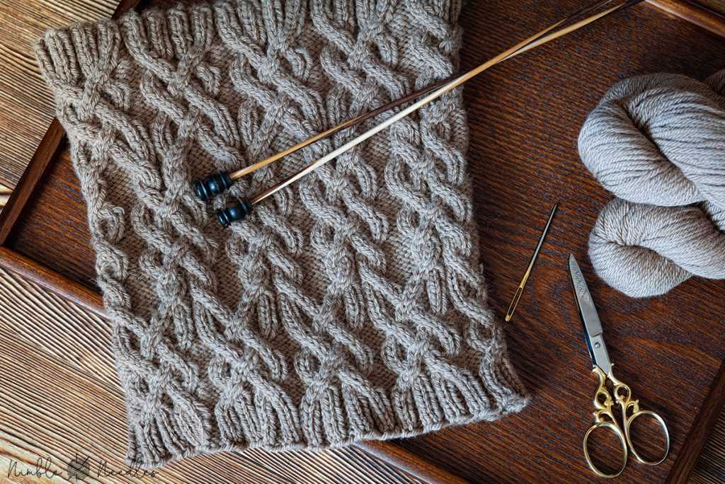 Double knit cowl pattern free