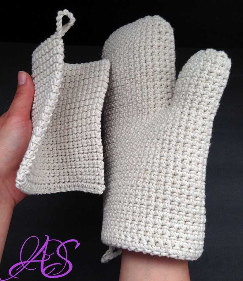 Double knit oven mitts pattern