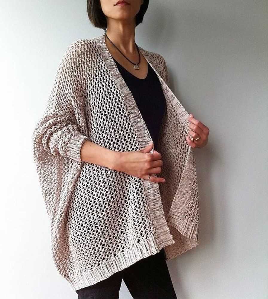 Drape cardigan knitting pattern free