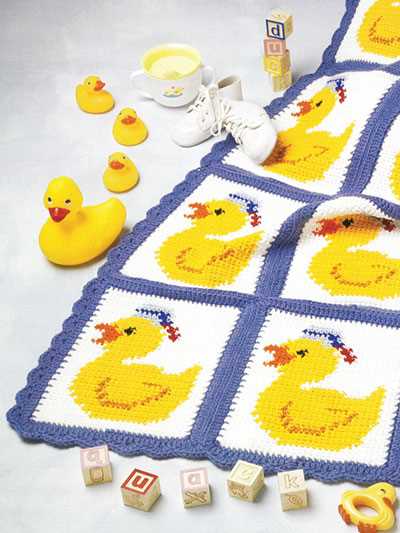 Duck blanket knitting pattern
