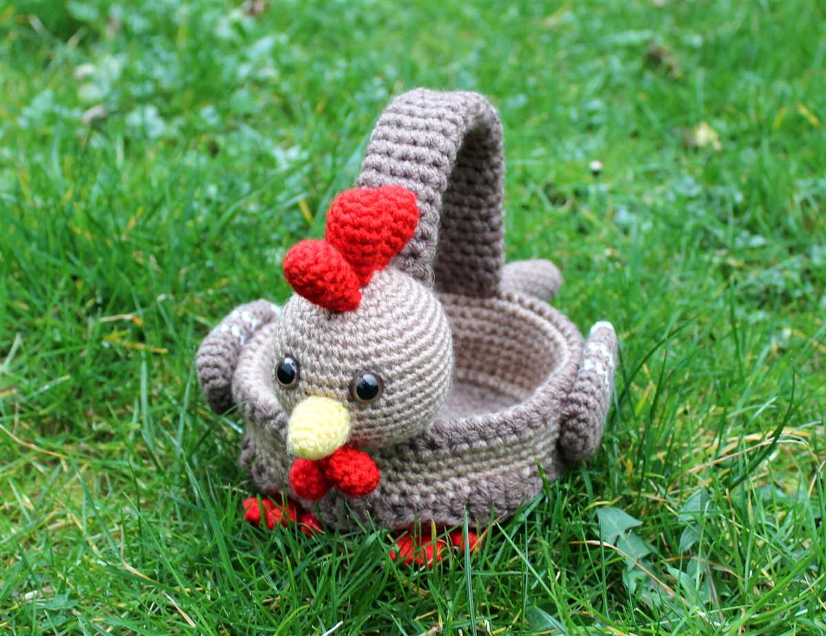 Easter egg dishcloth knitting pattern