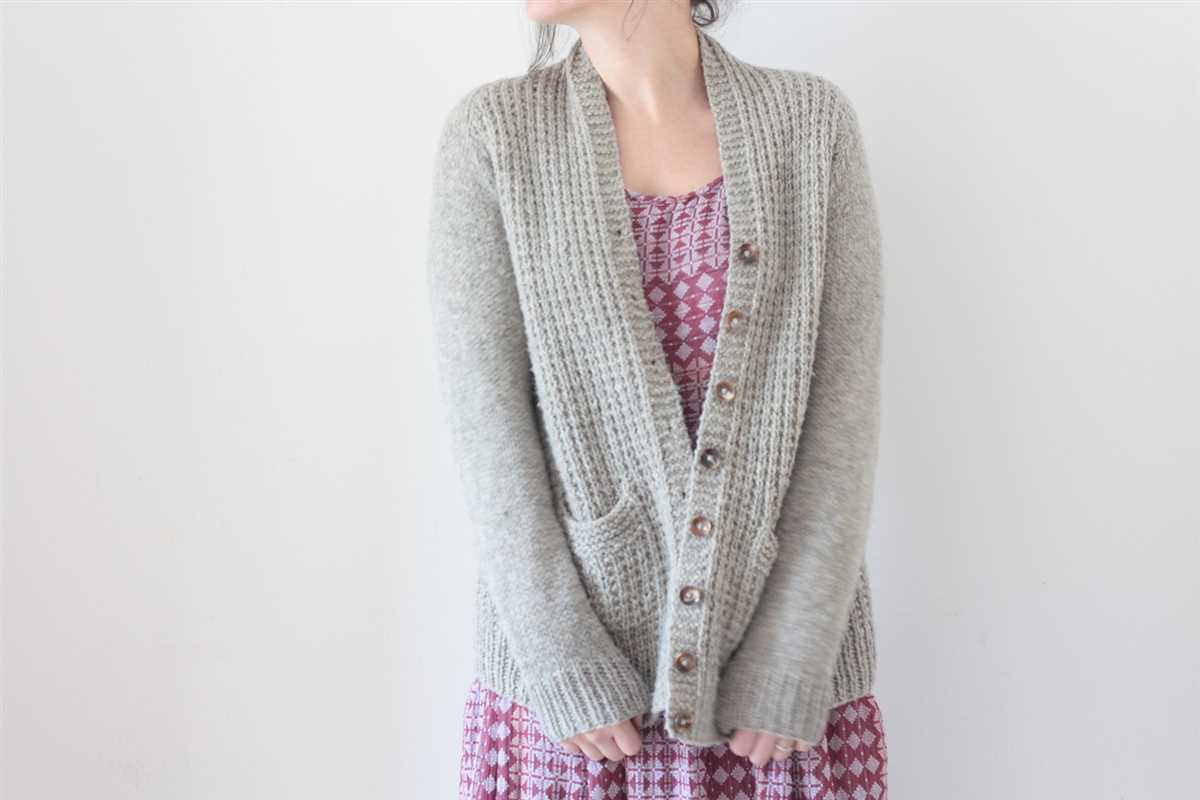 Easy cardigan knitting pattern for beginners