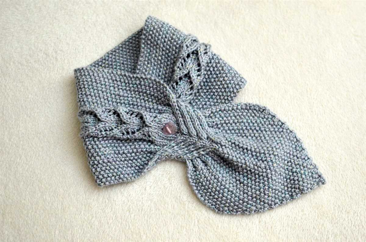 Easy double knit scarf pattern