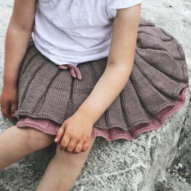 Easy knit skirt pattern