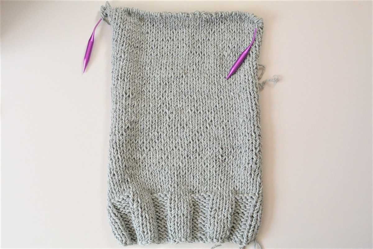 Easy knit sweater pattern straight needles