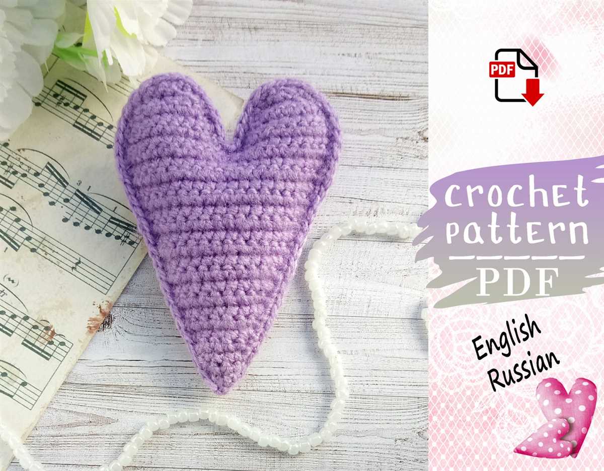 Easy knitted heart pattern