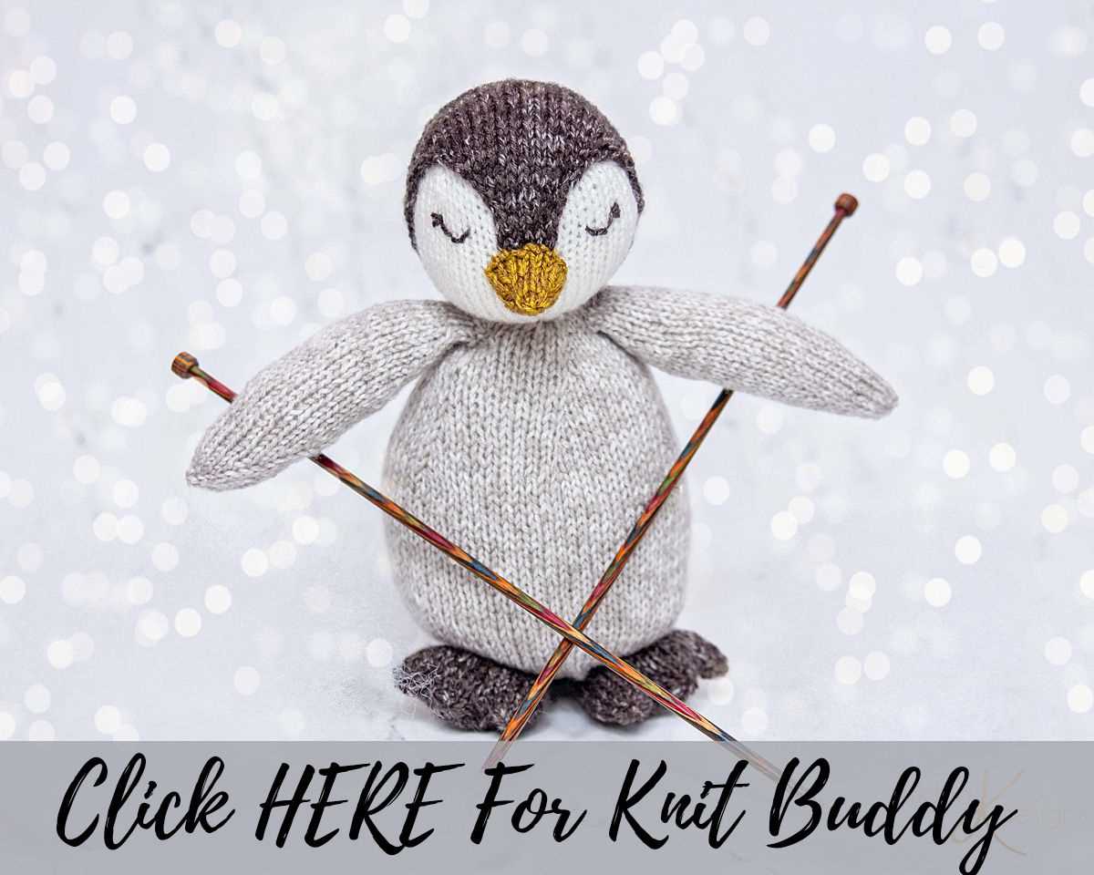 Easy knitted penguin pattern