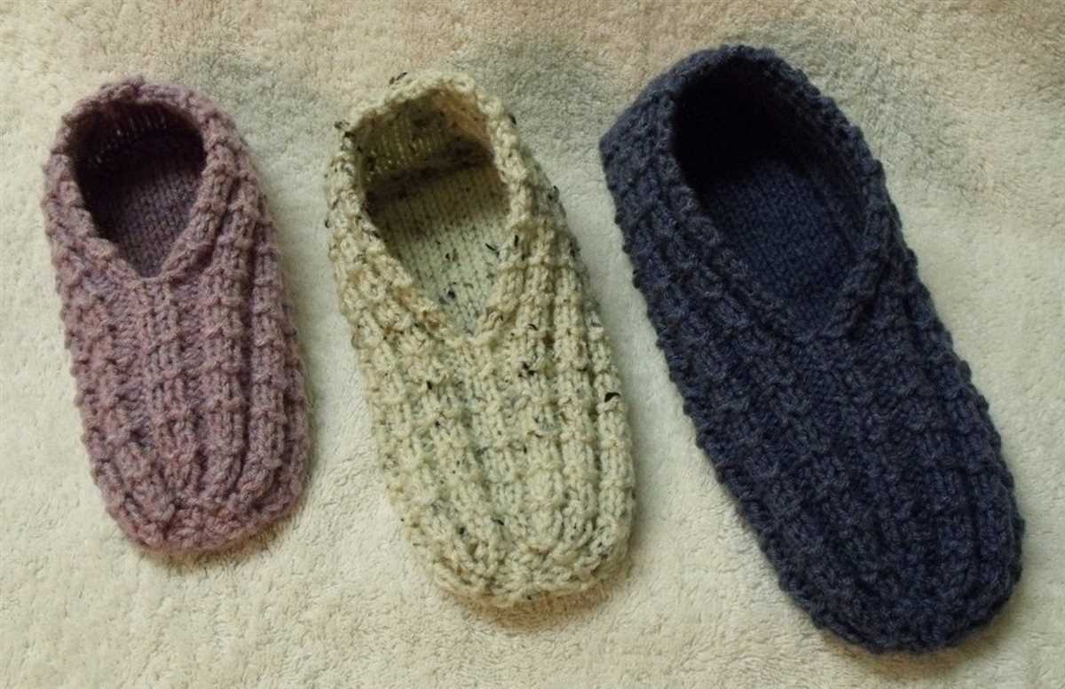 Easy knitted slipper patterns for beginners