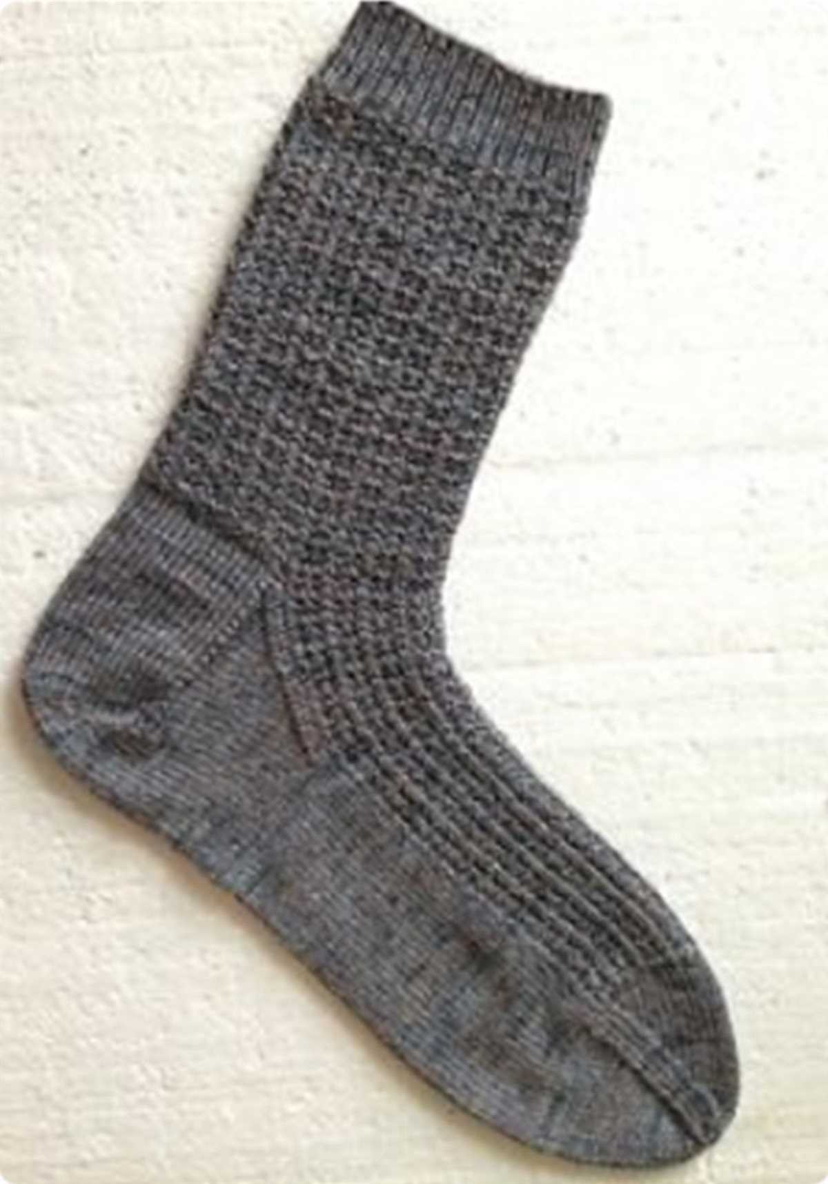 Easy mens sock knitting pattern