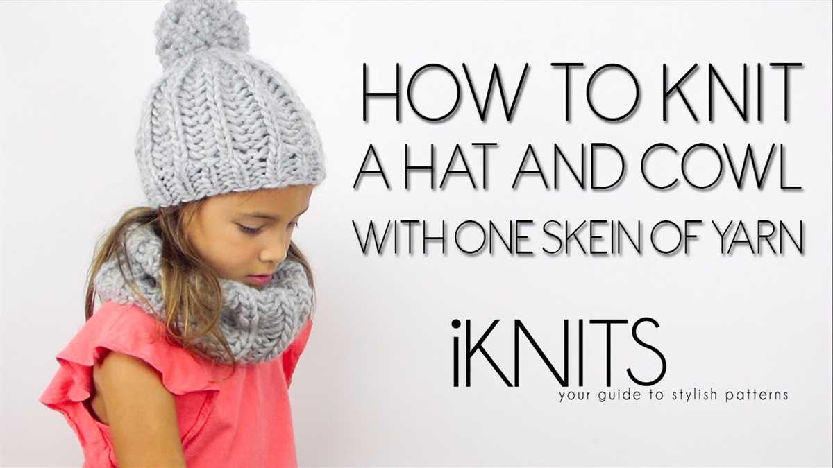 Easy pom pom hat knitting pattern