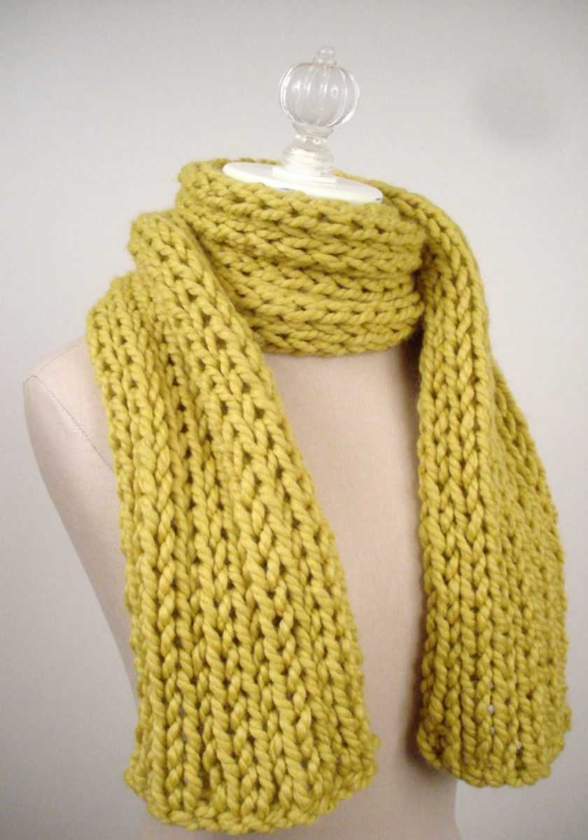 Easy scarf to knit pattern