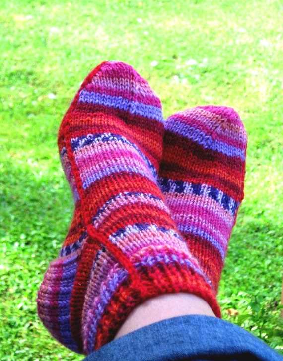 Easy socks knitting pattern
