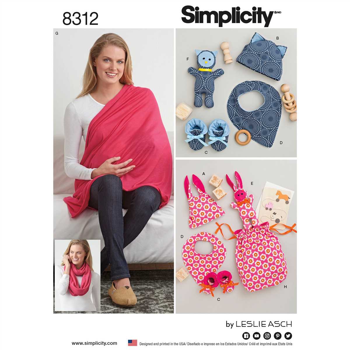 Easy stay on bib knitting pattern