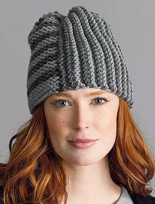 Easy chunky hat knitting pattern free