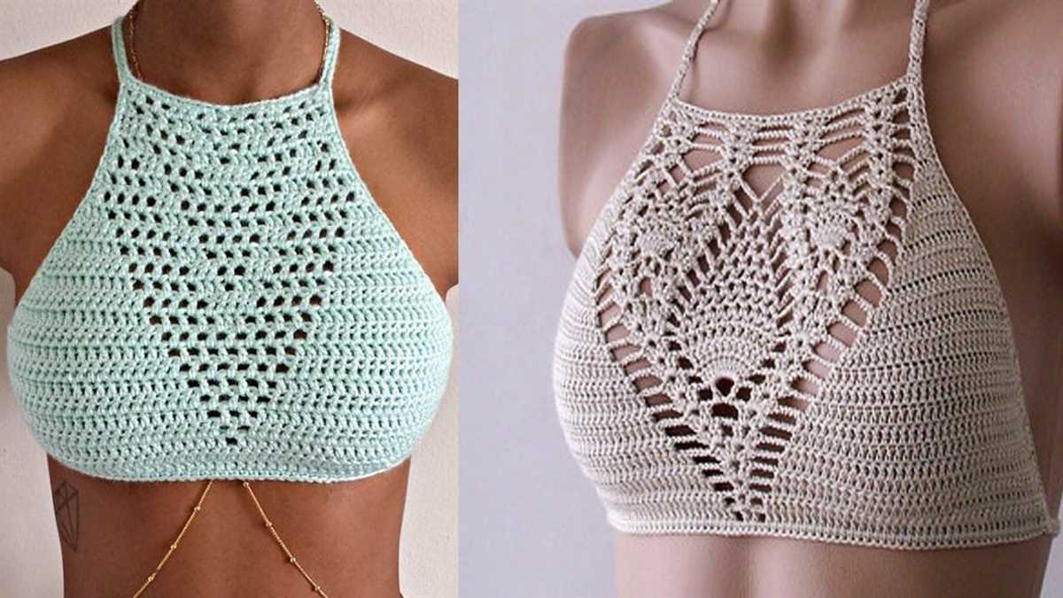 Easy crop top knitting pattern