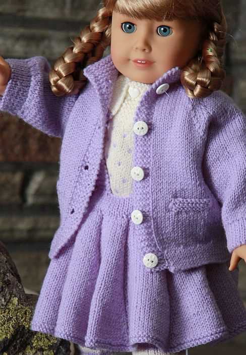 Easy doll knitting patterns free