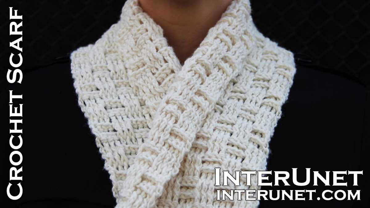 Easy double knit scarf pattern