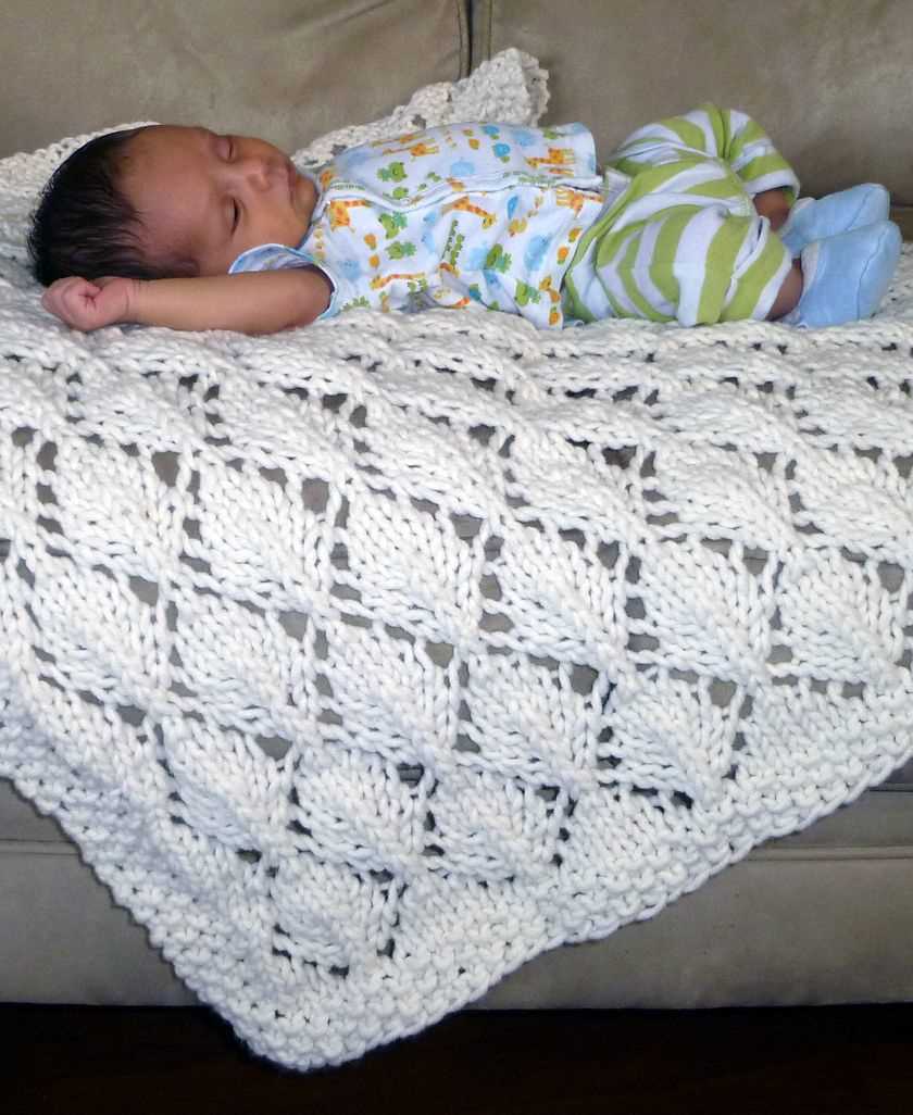 Easy free baby blanket knitting patterns