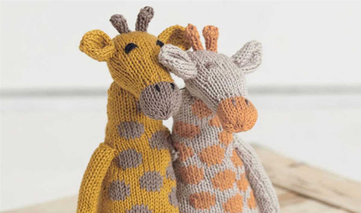 Easy giraffe knitting pattern