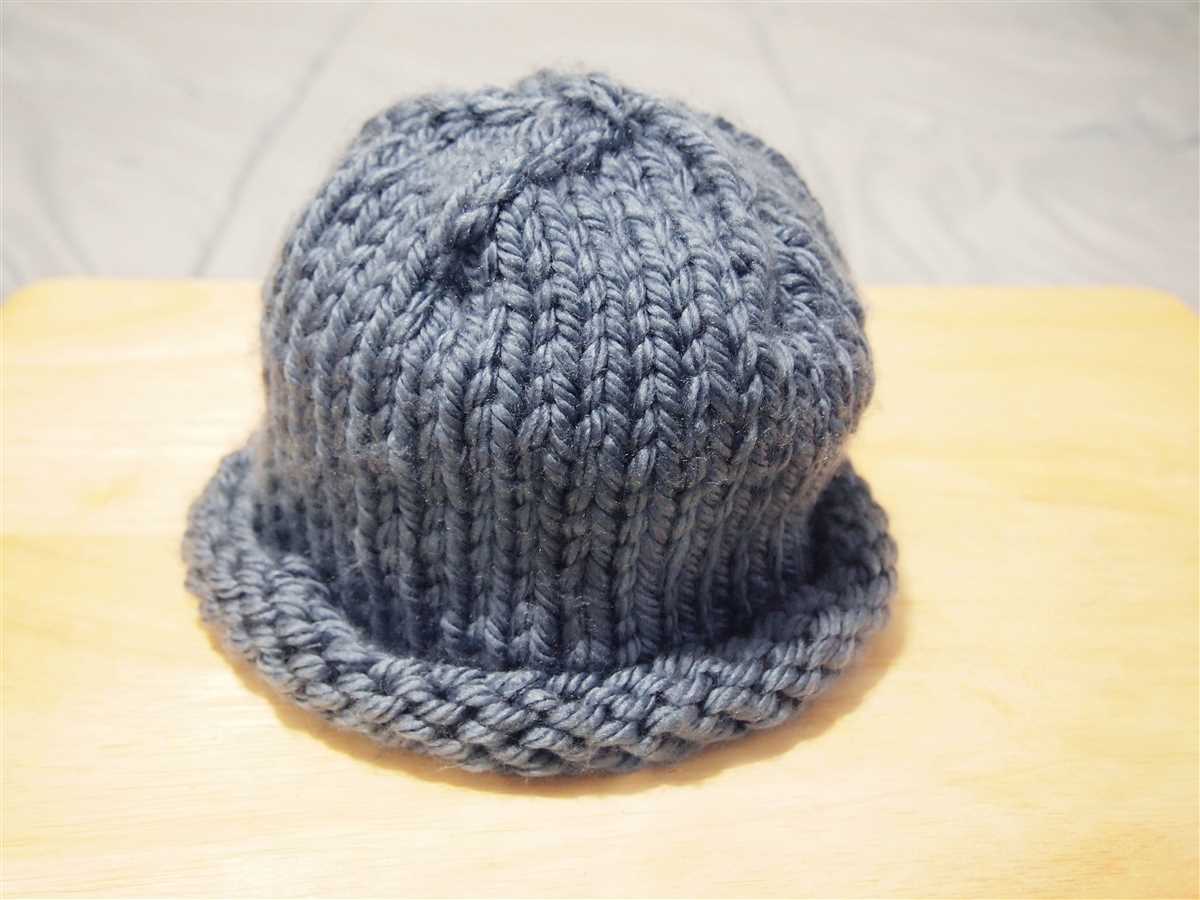 Easy hat pattern knitting circular needle