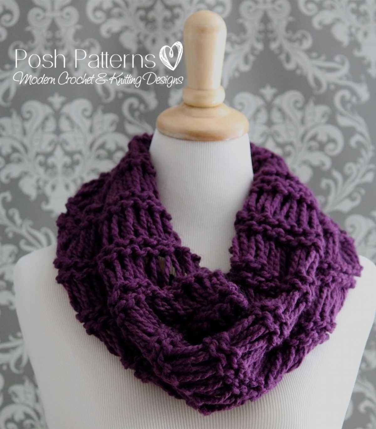 Easy infinity scarf knitting patterns
