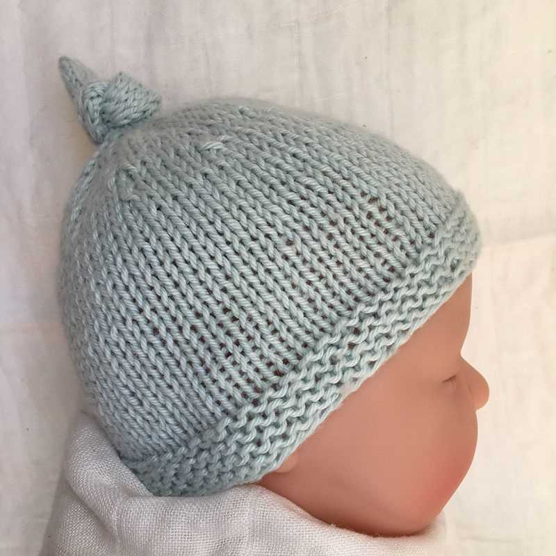 Easy knit baby hat pattern