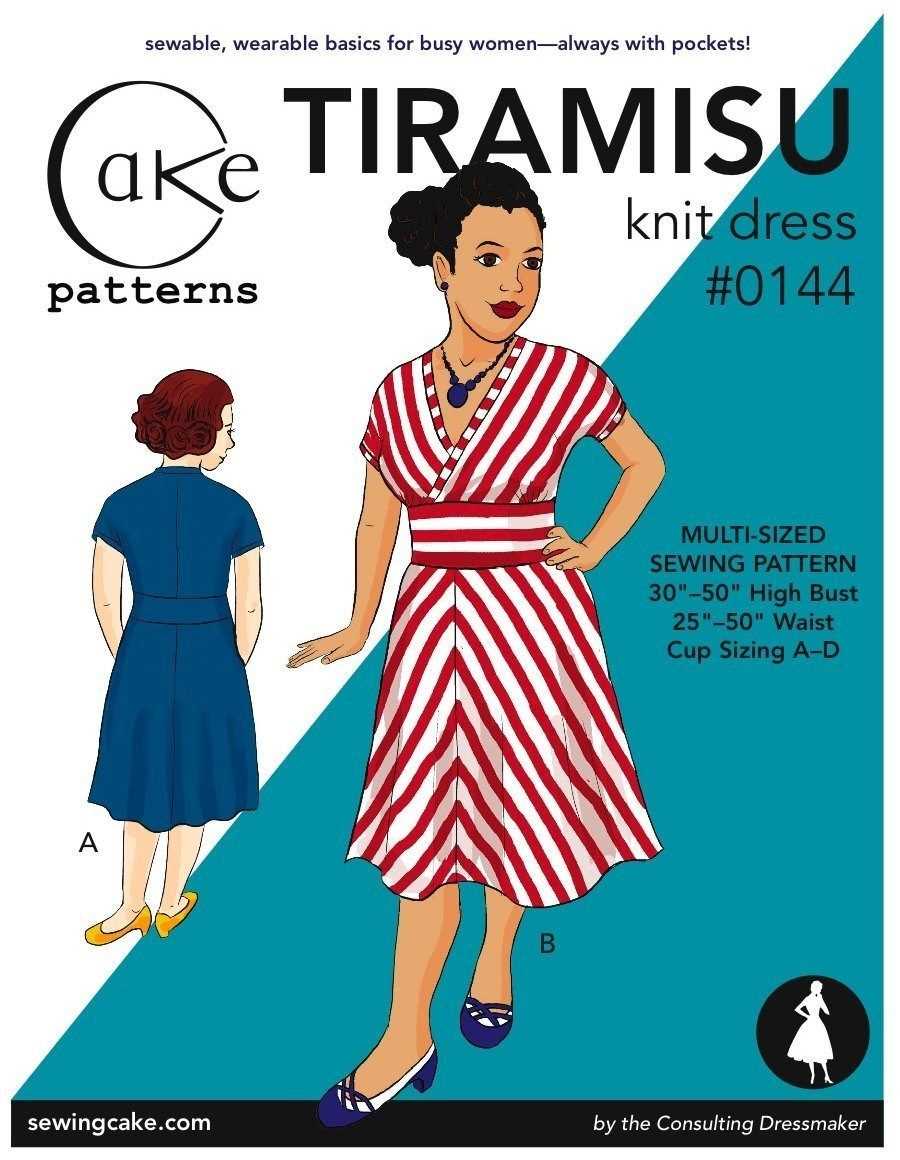 Easy knit dress sewing pattern