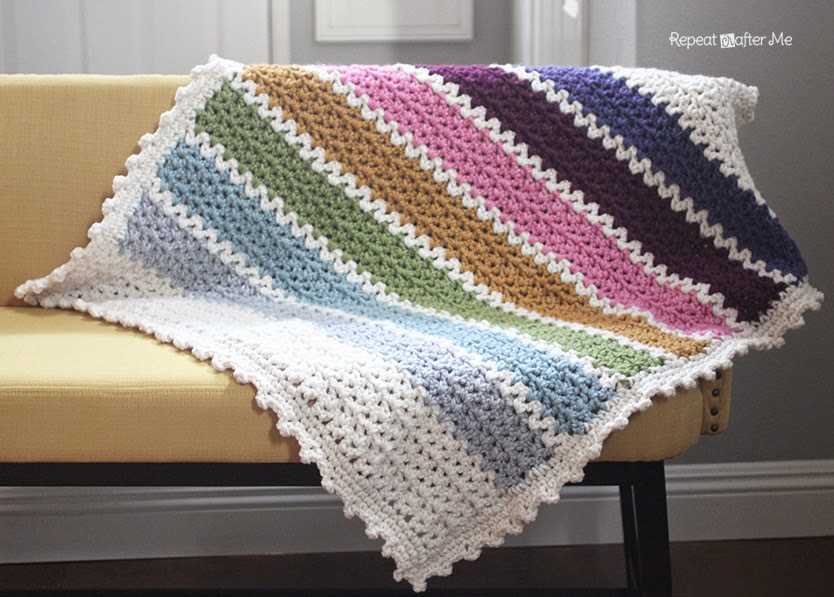 Easy knit lapghan patterns