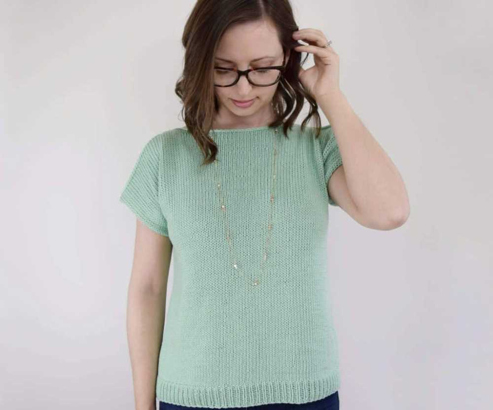 Easy knit sweater free pattern
