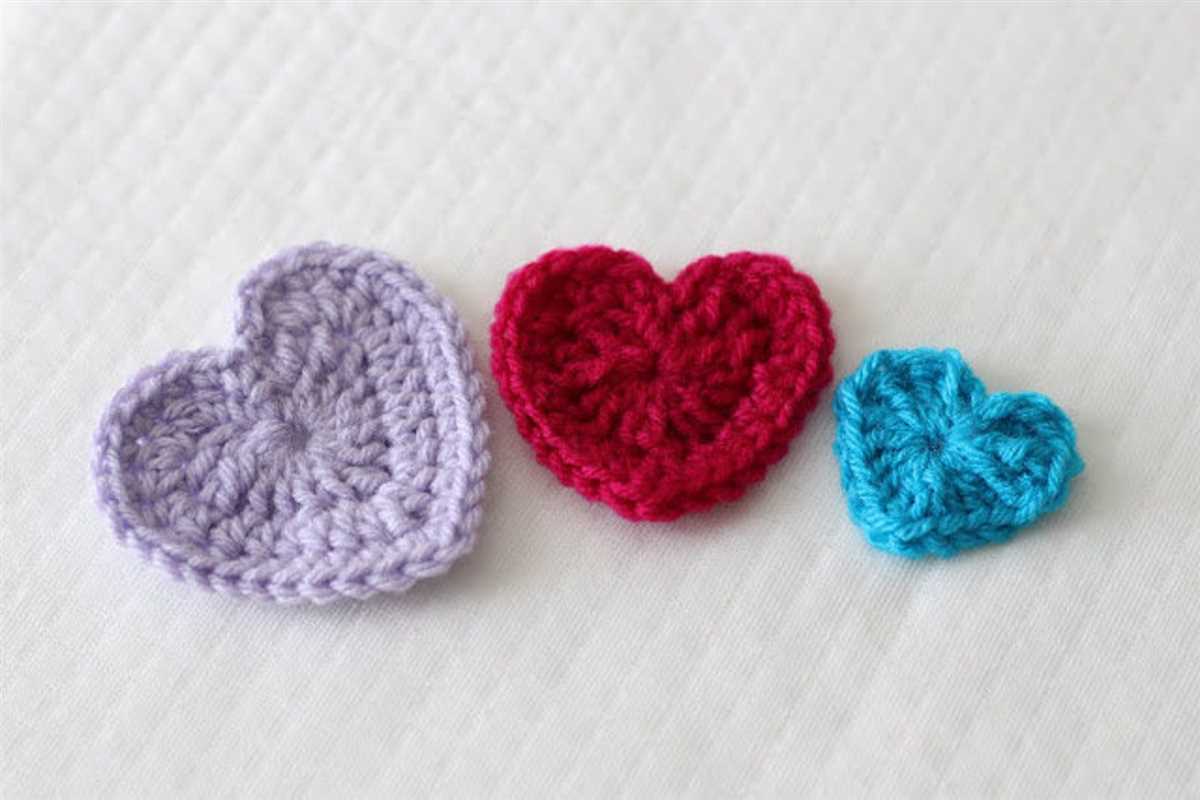 Easy knitted heart pattern
