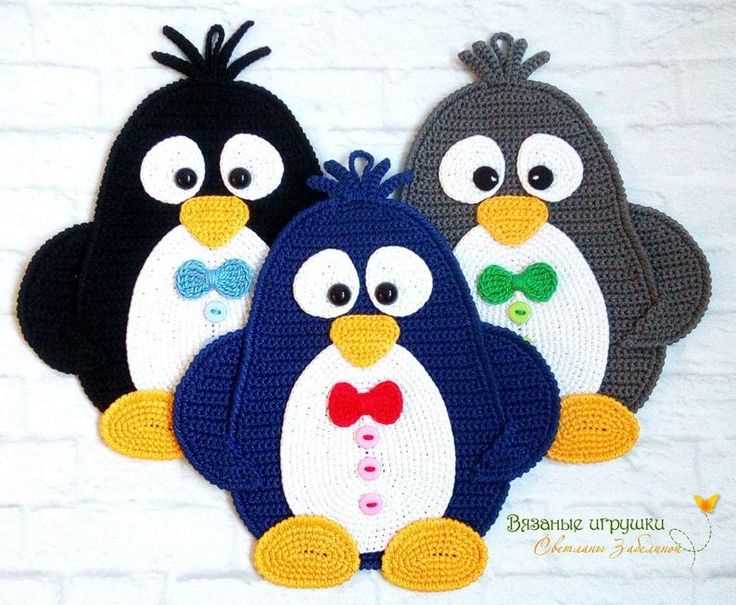 Easy knitted penguin pattern