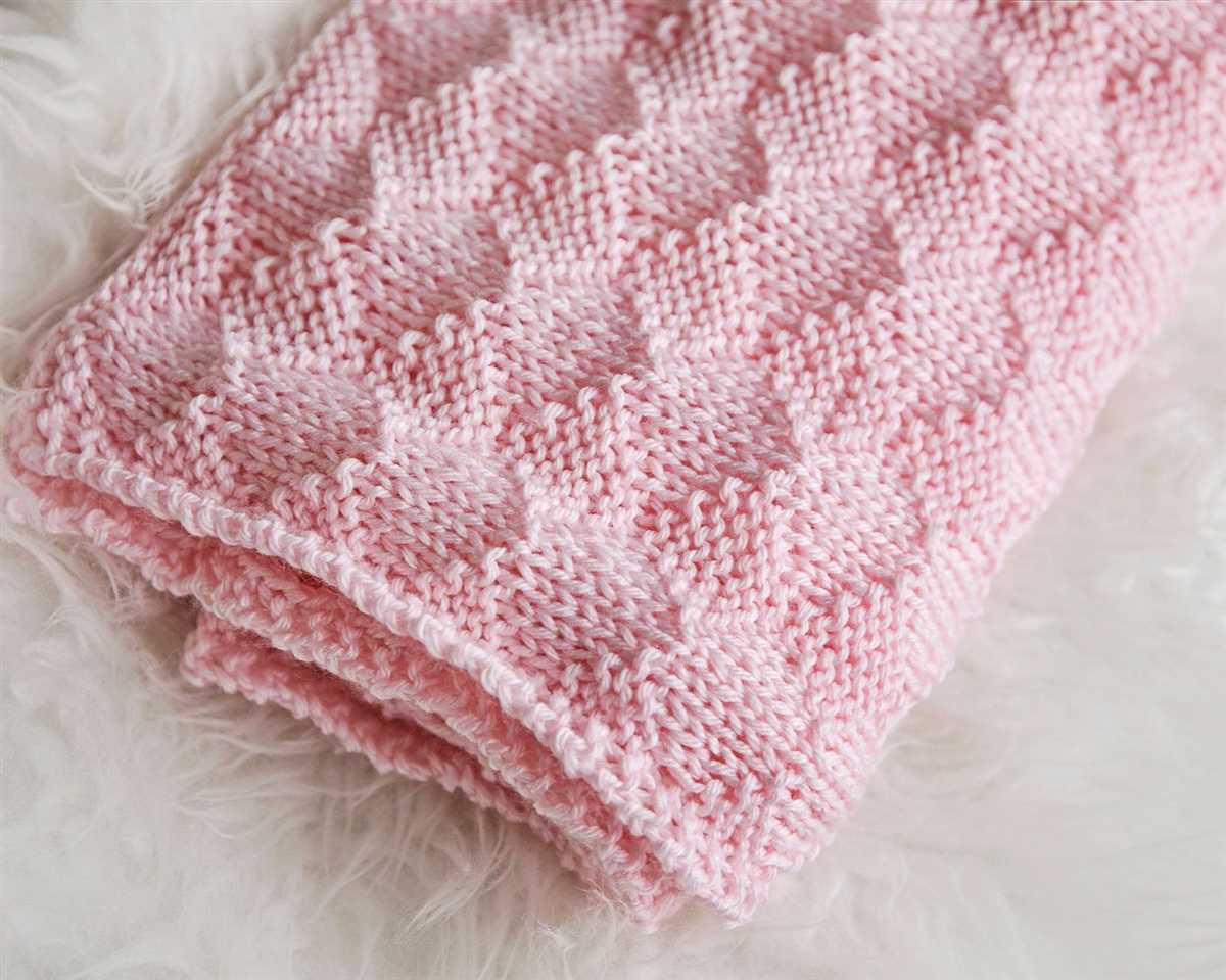 Simple knitting patterns to create cozy baby blankets Easy knitting patterns for baby blankets