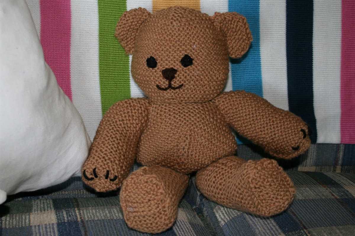 Easy teddy bear knitting pattern